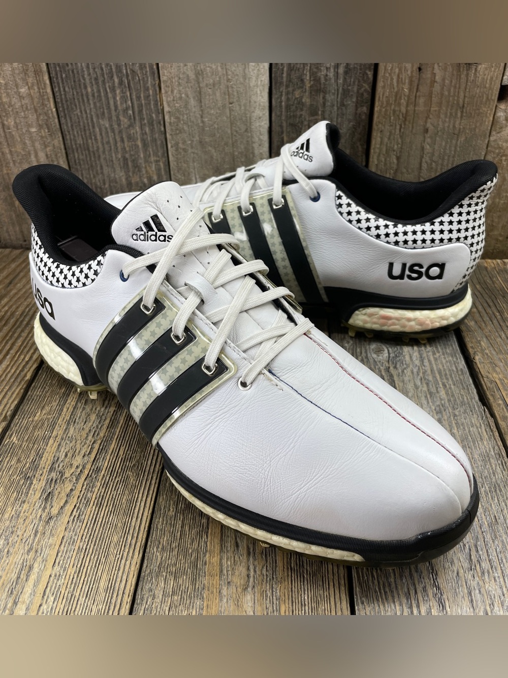 2016 Adidas Tour 360 Boost Mens 10.5 Golf Shoes Limited Edition Ryder Cup USA